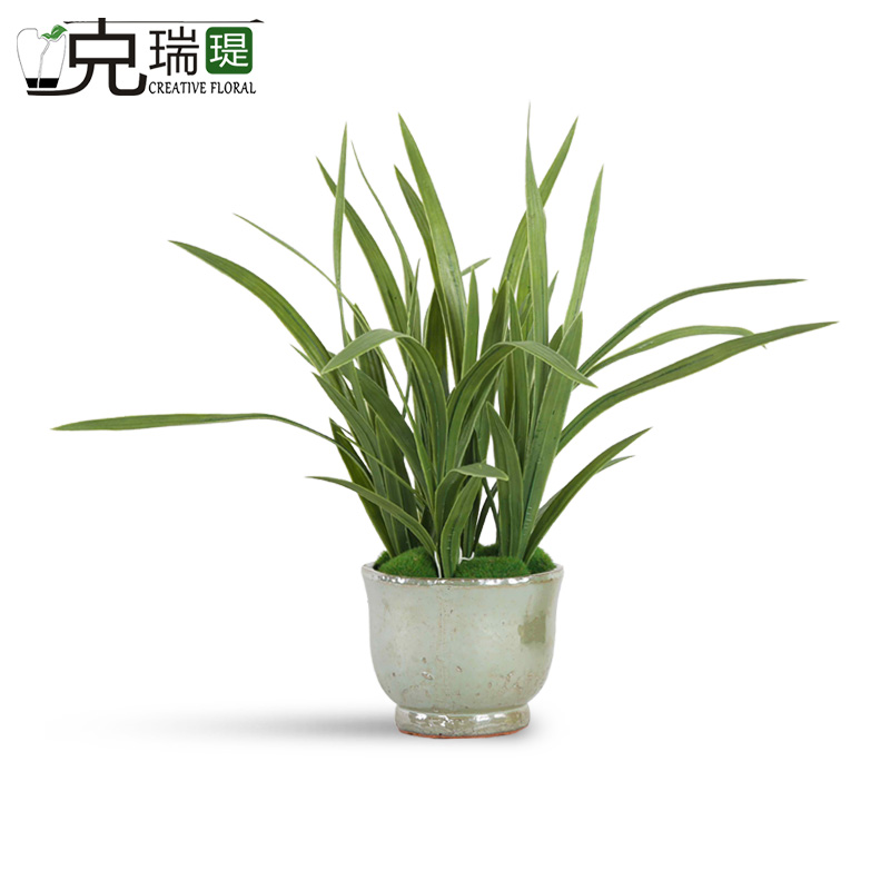 克瑞瑅新中式玄关背景台客厅装饰仿真花软装饰品摆件 G40296