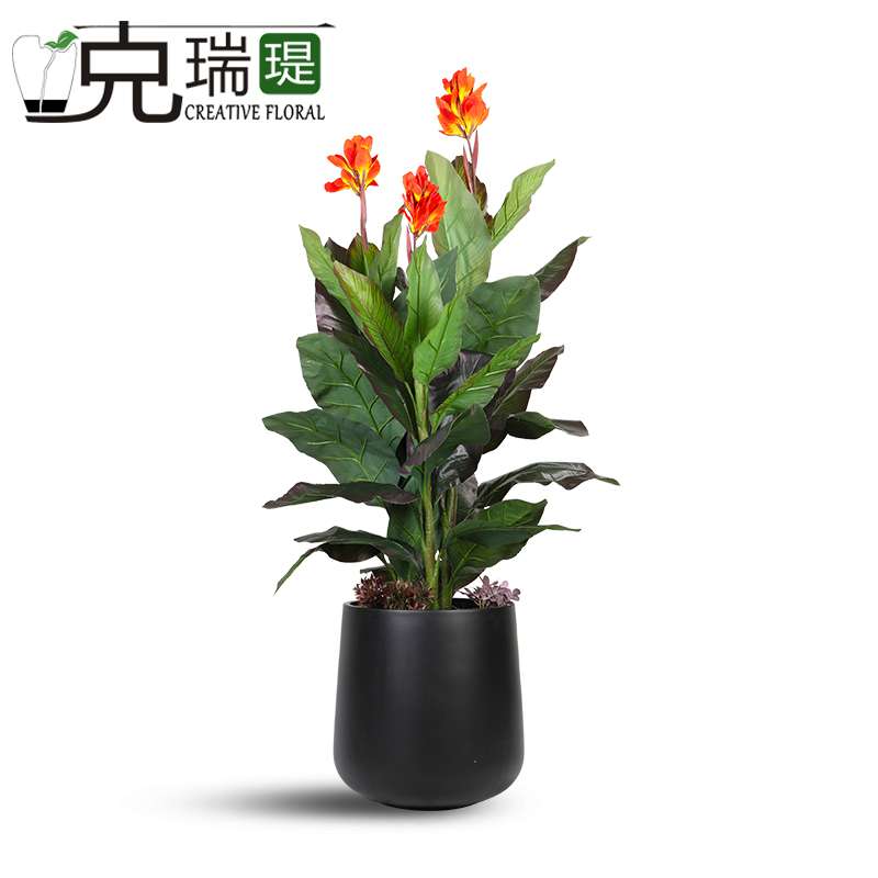 克瑞瑅原生态仿真绿植客厅装饰仿真花软装饰品摆件 G110019