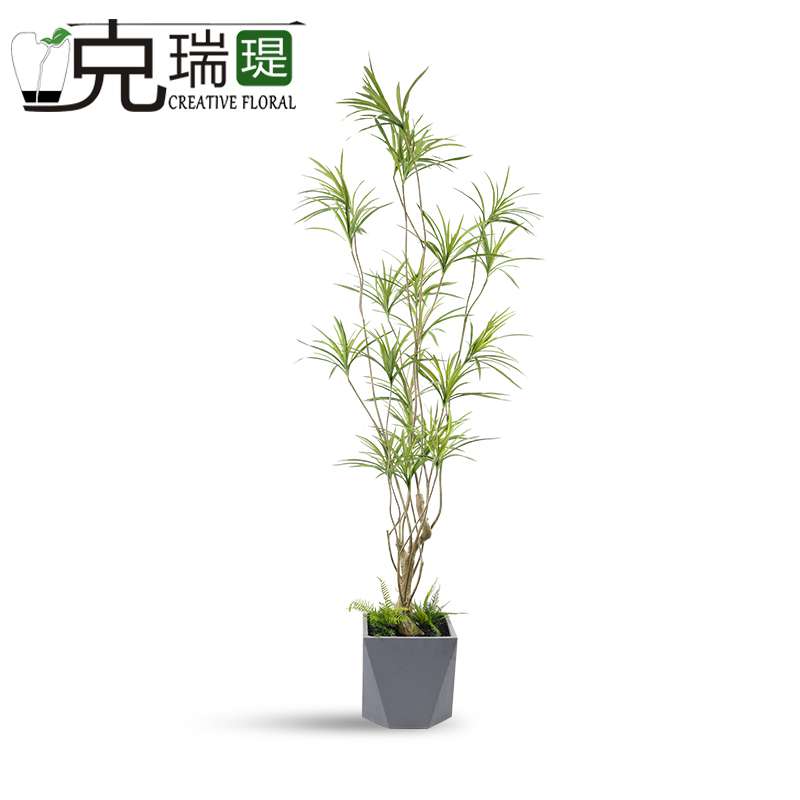 克瑞瑅原生态仿真绿植客厅装饰仿真花软装饰品摆件 G110009